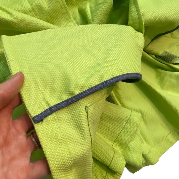 Charter Club : NEW $99 Textured Lime Green Hidden Meadow Gold Button Jacket : 1X - Picture 10 of 16